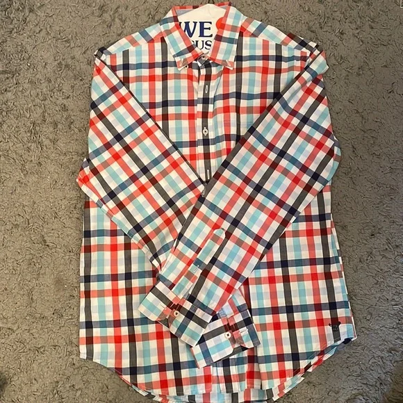 Laid American eagle slim fit button down - Picture 1 of 4